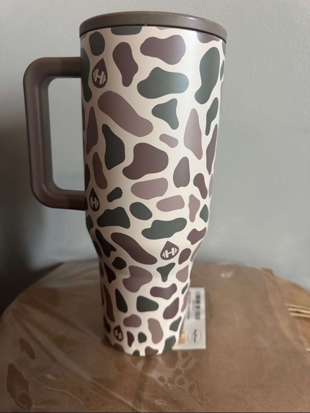 HydroJug Duck Camo Brown and Green Camo Accents